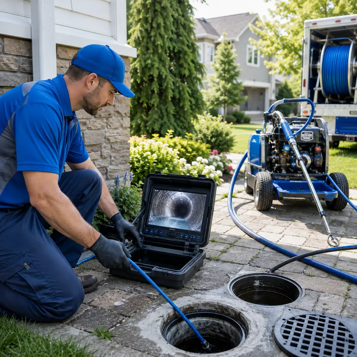 Outdoor drain cleaning professionals serving Attica, MI